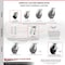 Service Caster 4 Inch Kingpinless Phenolic Wheel Caster Brakes 2 Swivel Locks SCC, 4PK SCC-KP30S420-PHR-SLB-BSL-2-SLB-2 - alternate 5